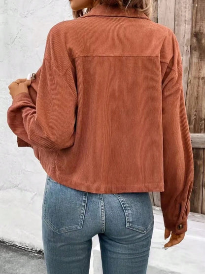 Kordjacka med Knappar