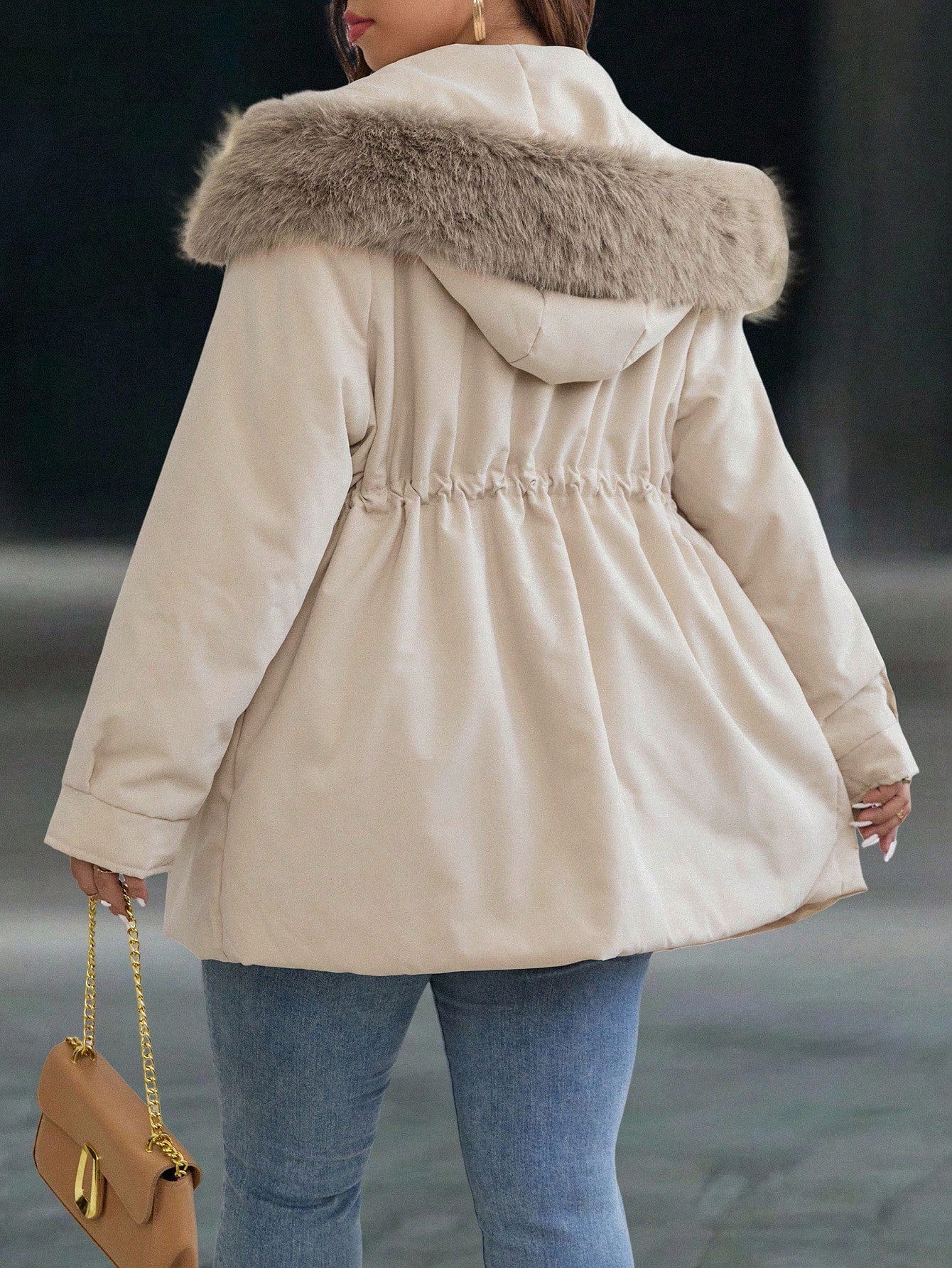 Vinterjacka med Pälsdetaljer